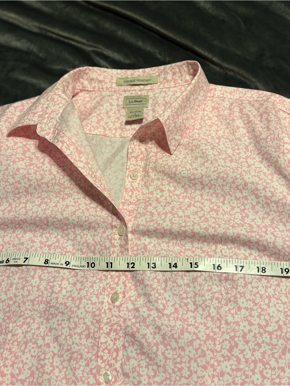 Pink Floral Button-Up Shirt - Picture 5 of 5
